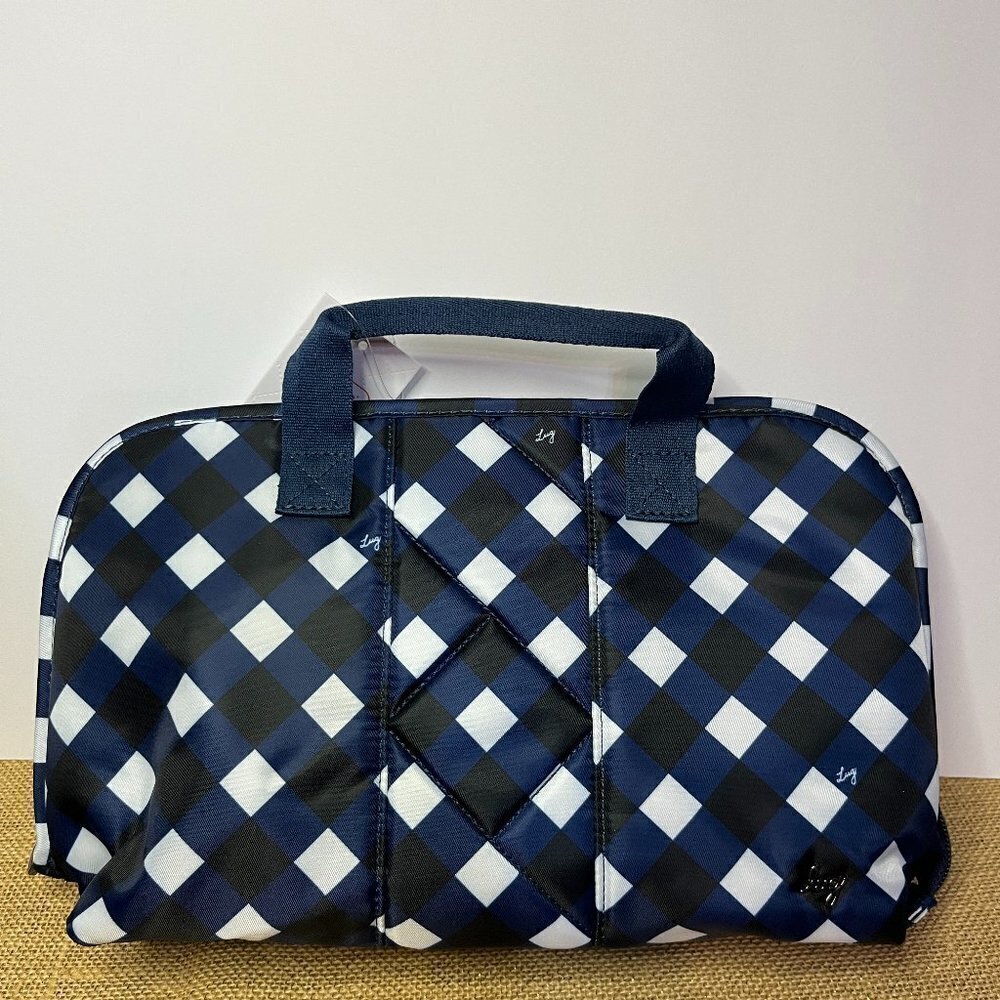 LUG Flash SE Cosmetic Case (NEW ITEM). Gingham Navy NWT